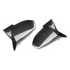 BMW X3-X6 Rearview Mirror Cover, Carbon Fiber Pattern, Gloss Black.