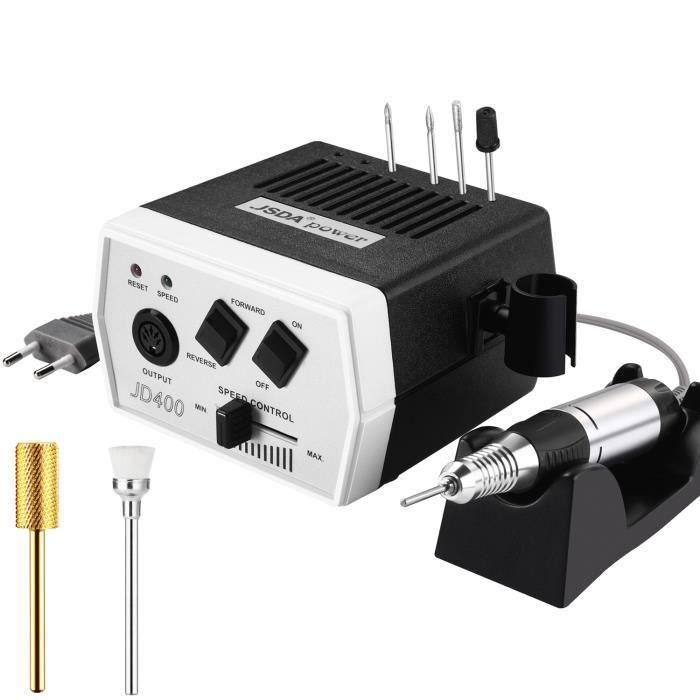 Professional Nail Drill 30000 RPM - 6 Tips - For Nail Care - Remove Polish/Acrylic Gel/Cuticles