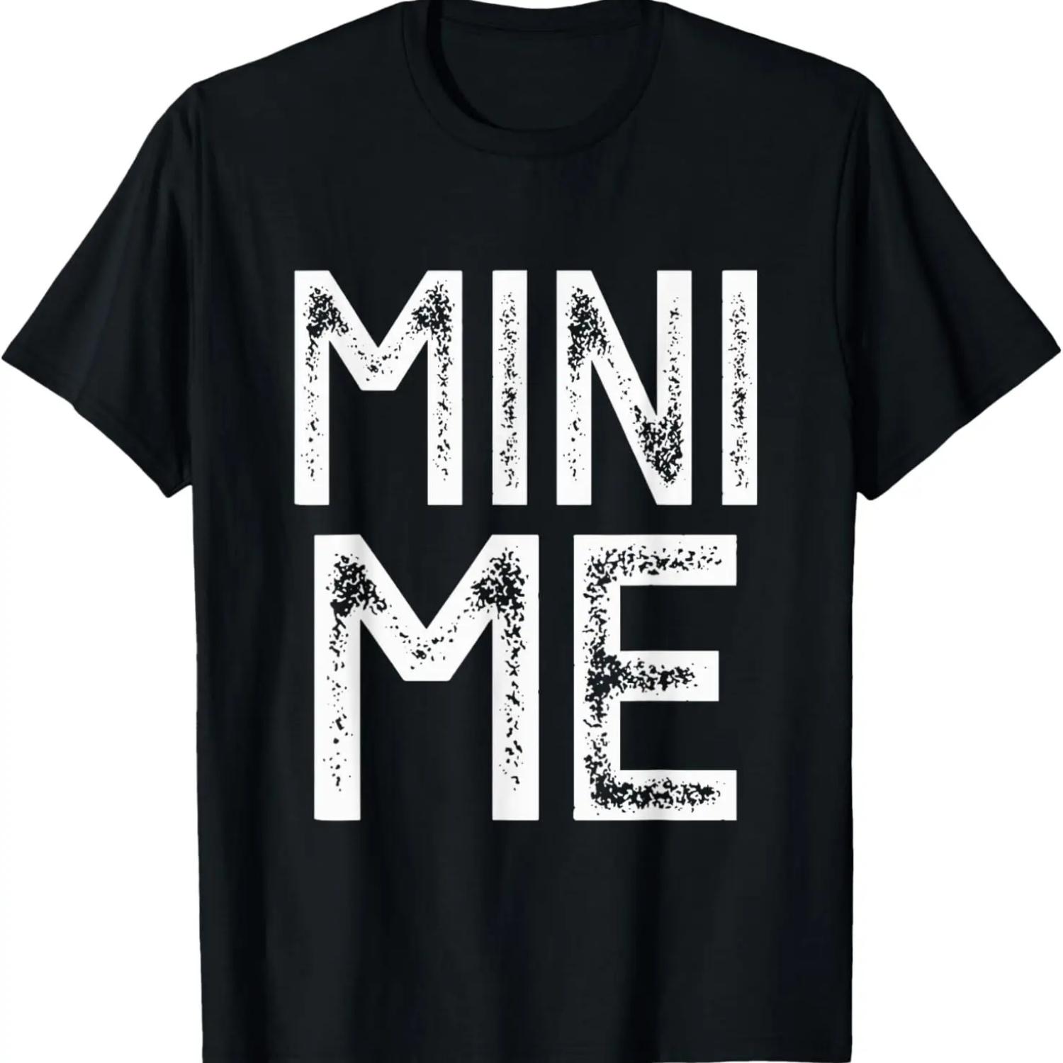 Мама Папа и Сын Дочь Парные Смешные Футболки для Детей Я и Мини Я S