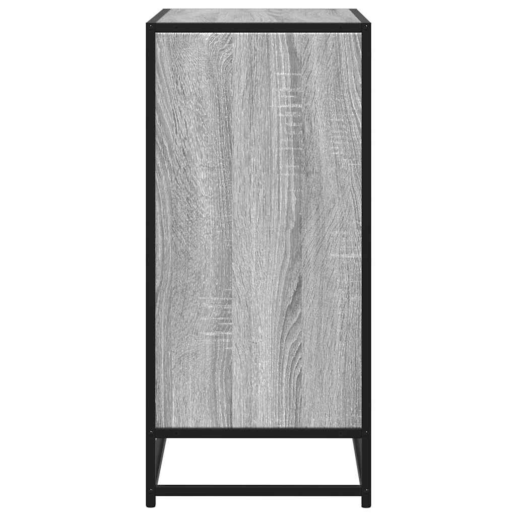 Vidaxl Komoda, Szary Dąb Sonoma, 68X35X76 Cm Materiał Drewnopochodny