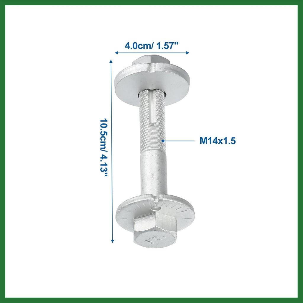 Motoforti Suspension Arm Alignment Eccentric Adjustment Cam Bolt Camber Screw Fit for Nissan Armada 5.6L 2005-2015 No.545802S400/545802S40A - Pack of
