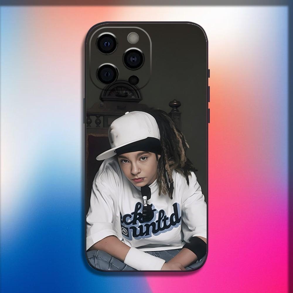 Singer T-Tom Bill Kaulitz Phone Case For iPhone 16,15,14,13,12,11,Pro,X,XS,Max,XR,Plus,Mini Soft Black Cover