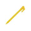 Yellow Plastic Ground Stakes for Greenhouse, Shade Nets, Inflatable Sofas, and Beach Mats - Windproof and In Stock