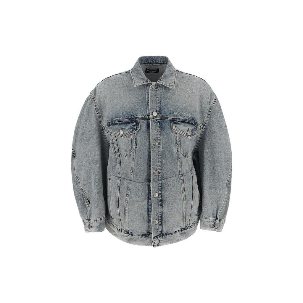 Balenciaga FW22 Denim Jacket Unisex Blue 706654TDW144824