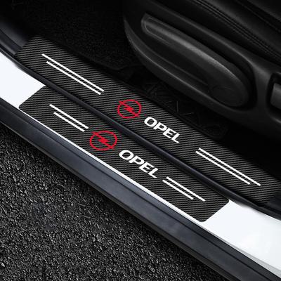 Autotürschweller Kratzschutz Aufkleber Carbonfaser Gitter Für Astra j Insignia Astra g Corsa Zafira b Mokka Vivaro