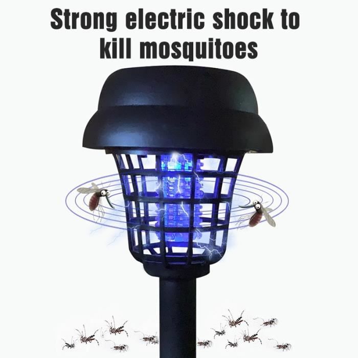 MOSQUITO REPELLENT, 4 pcs--Solar Mosquito Killer Lamp, Waterproof, Insect Repellent, Fly Trap for Outdoor Garden