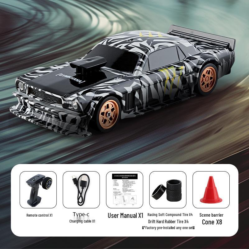 1:43 Scale Drift RC Car - Four-Wheel Drive, Indoor Mini Toy for Kids