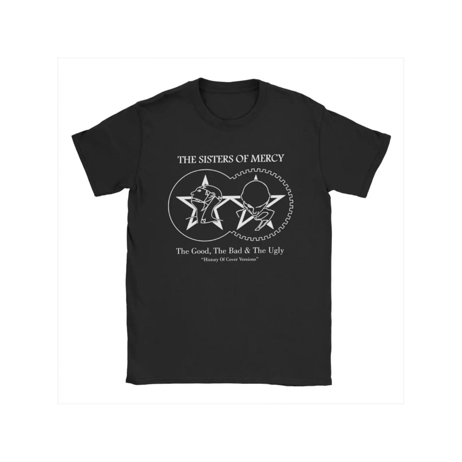 

Men s T-shirt Sisters of Mercy Logo with Unique Round Neck Design and Short Sleeves Suitable for Fans and Daily Wear S чёрный