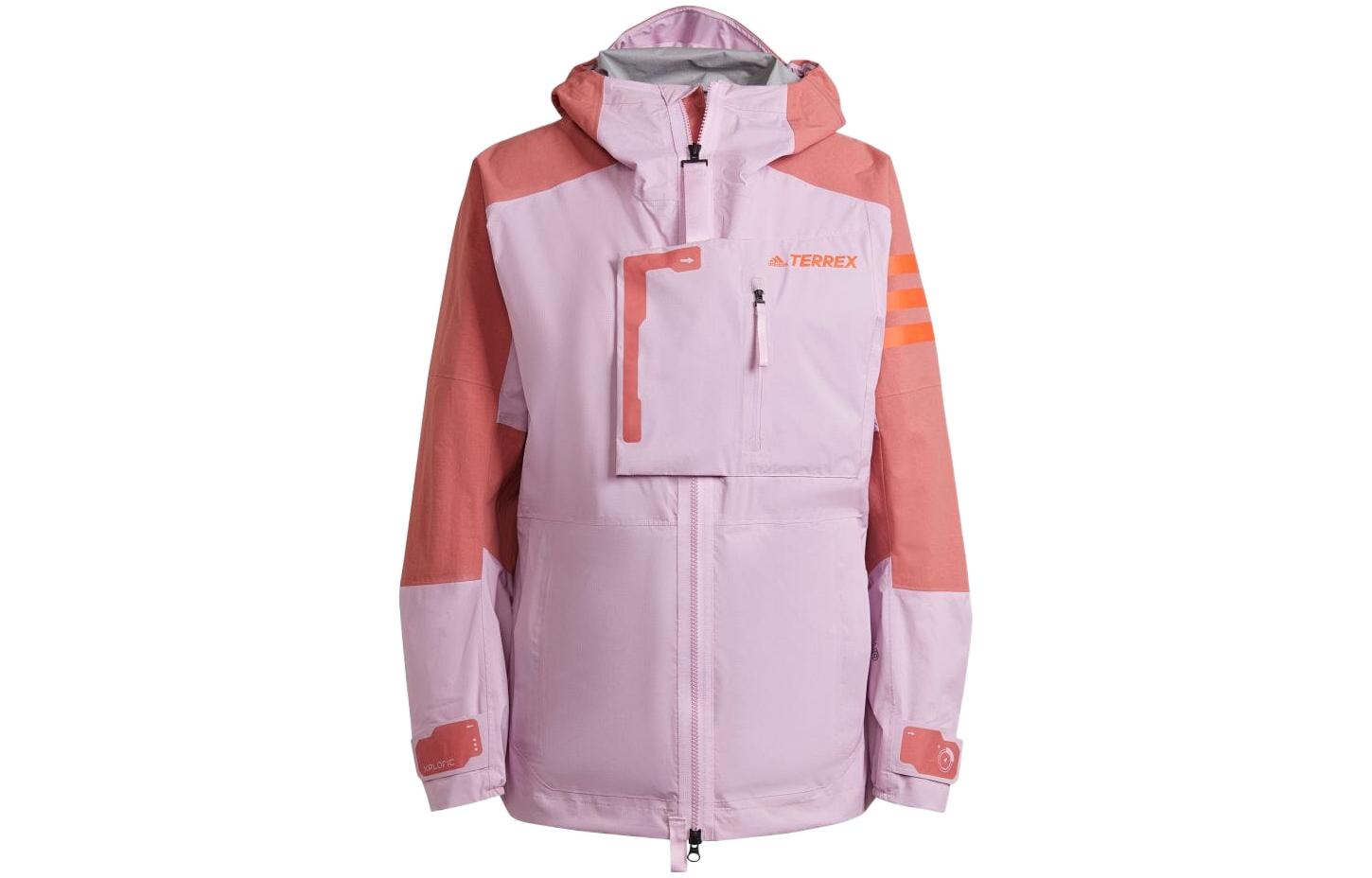 Adidas Jackets Women s Pink Hooded Moderate Other HH9272 XL