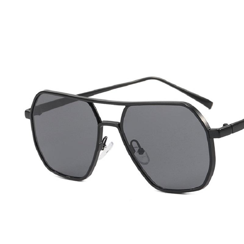 

Men s Fashion Polygon Polarized Sunglasses For Outdoor Sports, Driving, Fishing, Double-barreled Glasses 8693 чёрный