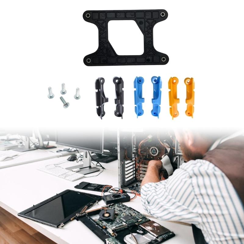 AM4/AM5 Backplane CPU Cooling Bracket for AM4 B350 X370 A320 X470 Secures Stable Fit Back Sheet CPU Cooling Support