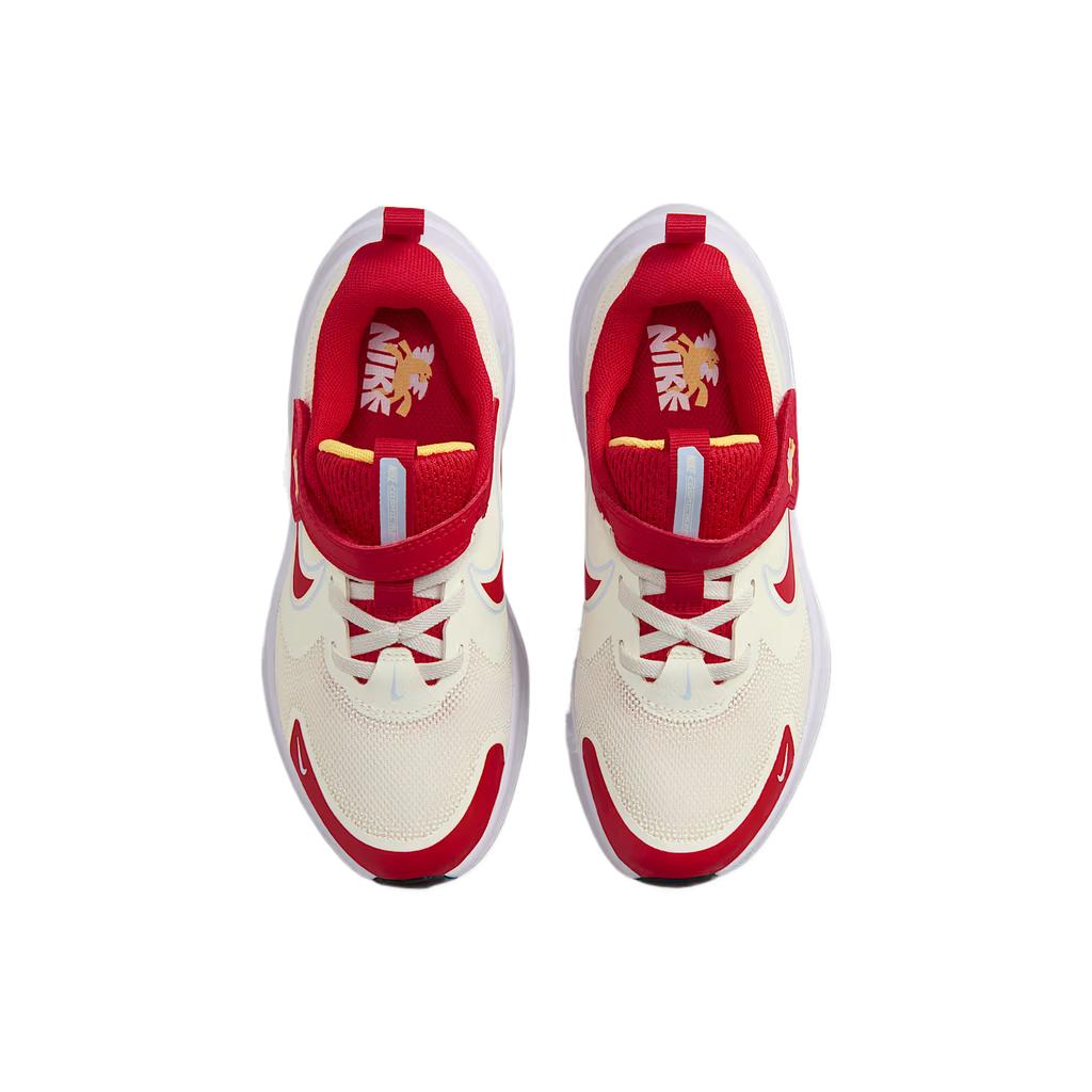 Nike Cosmic Runner PS Chinese New Year Kids Sneakers White Sail University-Red-White IQ1141161