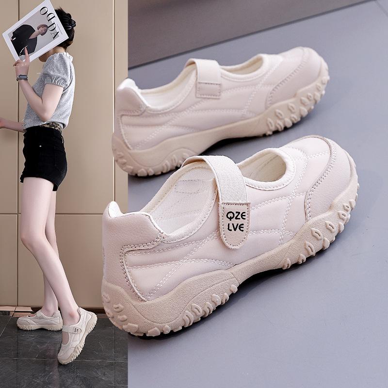 New Velcro Height Increase Lightweight Fitness Arch Support Casual Sneakers -Cushioning Non-slip Comfortable Outdoor Mary Jane Shoes