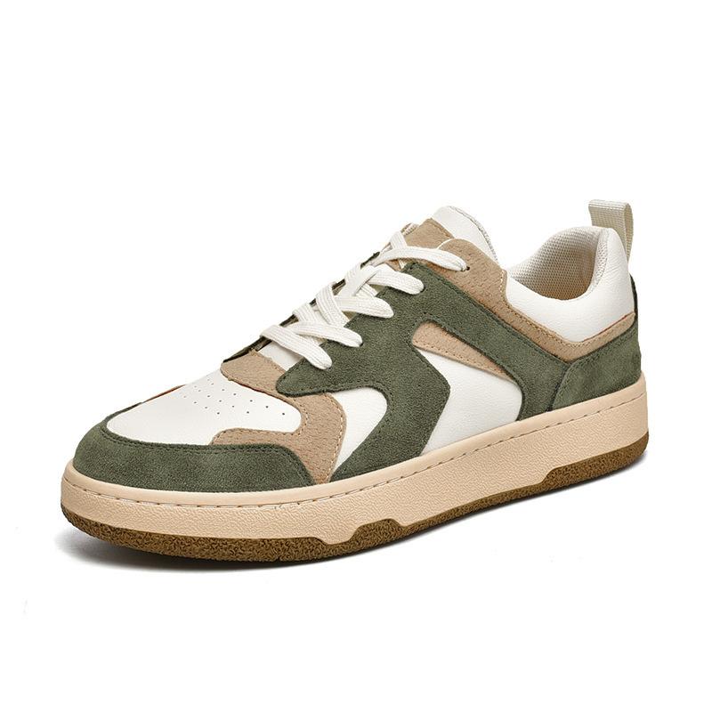 Retro deutsche Trainingsschuhe Herren Frühling und Sommer Nische Skateboard Schuhe American Casual Retro kleine weiße Schuhe atmungsaktiv Sport Forrest G