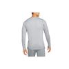 Nike T Shirts Men's Light Gray Crew Neck Moderate Straight Fit DD4755-084