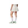 Adidas Originals SS25 Pleated Skort Fashion Soft Comfortable Versatile Casual Skirt Women Skirts Chalk-White JC6769