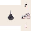 Plush Penguin Keychain With Real Mink Fur For Collectors And Giftgiving