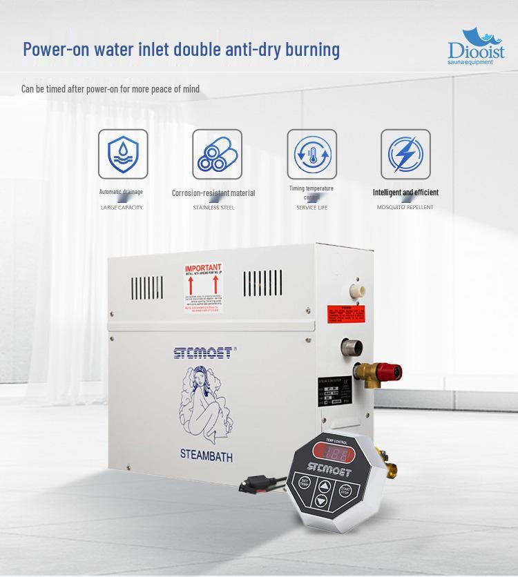 STCMOET Electric Sauna Steam Generator - Commercial Steam Engine & Sweat Machine