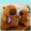 Adorable Large Capybara Plush Toy For Basketball Lovers Available In Purple And Yellow