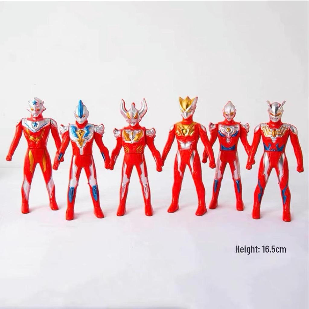 Cartoon Superhero Vs. Dinosaur Cake Toppers: Kids' Birthday Decoration Set