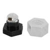 24 Holes 2 in 1 Drill Bits Stand Display Storage Box Nail Drill Bits Cleaning Brush Case Multifunctional Nail Drill Bits Case for Manicure