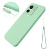 For Motorola Edge 40 5G Case Soft Premium Liquid Silicone Case with Flocking Inside For MOTO Edge 40 Cover with Strap