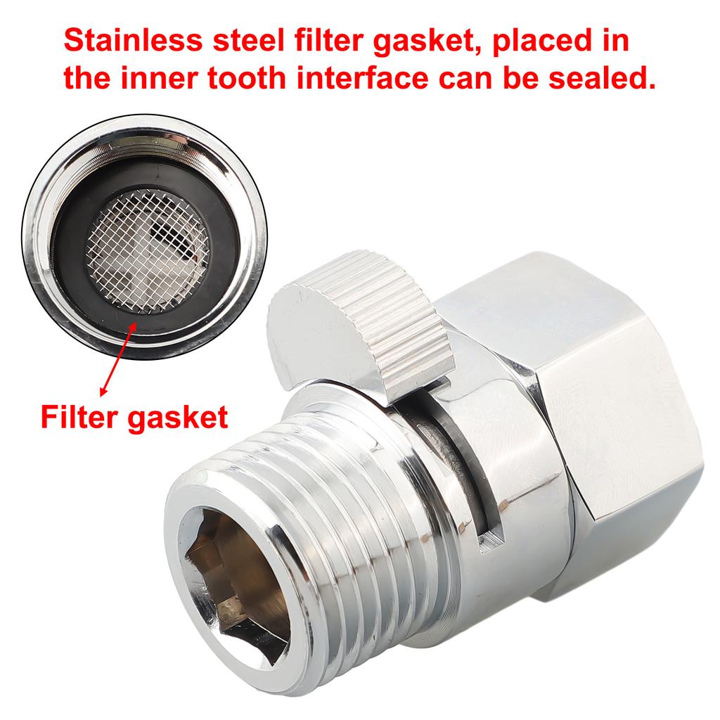 Handheld Shower Switch Shower Stop Valve Shower Switch Handheld Shower Head Hose Attachment Bathroom Accessories