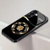 Simple high-end glass phone case suitable for Samsung Galaxy S26 S25 S24 S23 S22 S20 FE/Ultra/Plus anti drop back cover