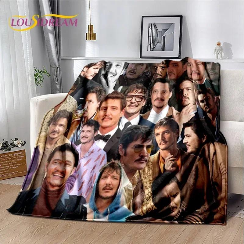 Pedro Pascal Funny Printing 29 Style Blanket,Soft Throw Blanket for Home Bedroom Bed Sofa Picnic Travel Office Cover Gifts Kids