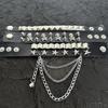 3pcs /1pcsMen'S Punk Rock Studded Bracelet Set, PU Leather Bracelet, There May Be Slight Color Differences, Please Refer