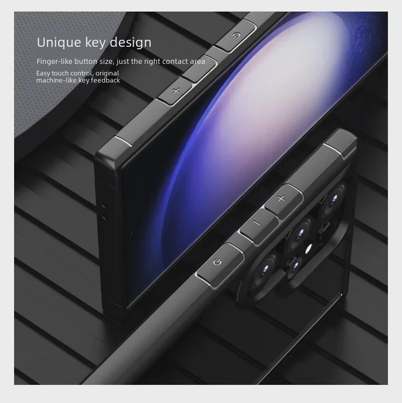 Samsung S24 Ultra/Pro Transparent Anti-Fall Protective Case