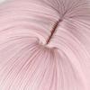 European American Anime Wig Collapse Star Dome Railway March 7th Light Pink Dimple Bangs Back Up Hairstyle