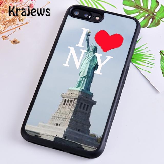 Krajews Dark Night New York City Phone Case Cover For iPhone 17 Air 16 15 14 plus 11 12 pro max coque Shell Fundas