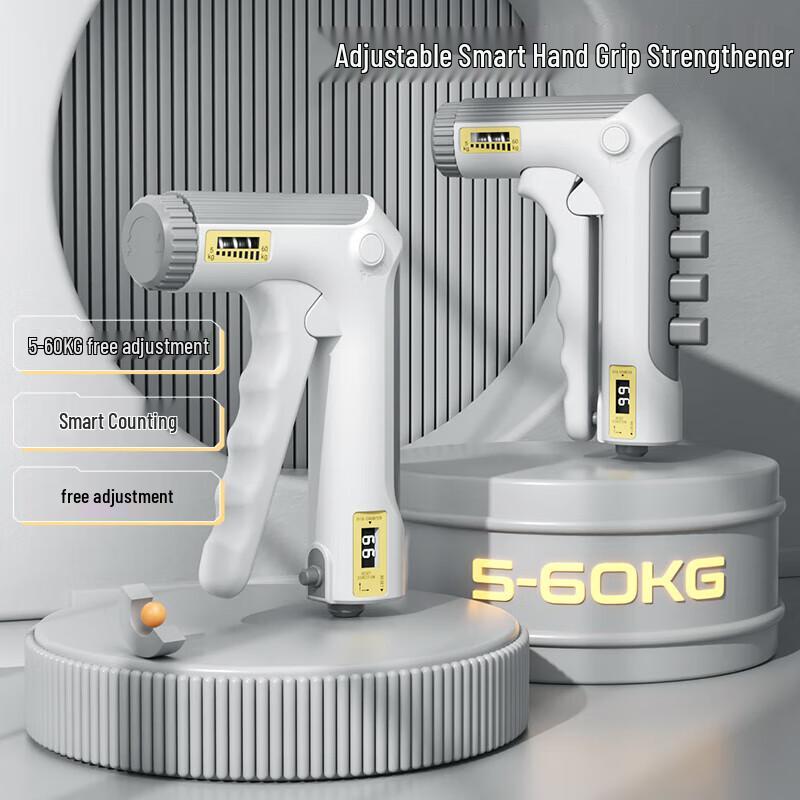 Adjustable Hand Grip Strengthener with Counter