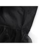 Girls Wednesday Addams Costume Dress, Gothic Party Cosplay, Halloween Role Play, Black Polyester Dress, 140cm
