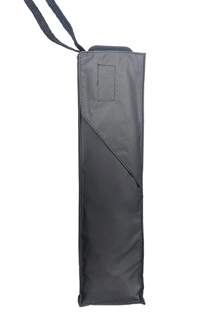 Rose Sangyo Long Mini Folding Solid Flat 82650520 Men's Umbrella, 65cm, Umbrella, Color, Gray,