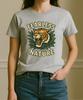 Vintage Tiger Graphic Tee: Retro Jungle Wildlife Shirt