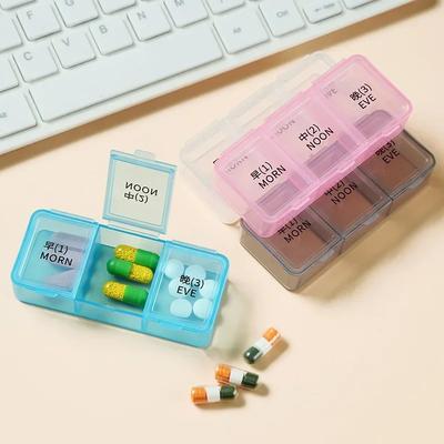 1 Tag 3 Gitter Rainbow Pill Medicine Box Tisch Organier Von Gesundheitsorganisator Gesundheitslagerspeicherbox Spressors
