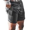 Men's Double-Layer Quick-Dry Sports Shorts for Fitness & Hiking