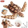 Oenux Ocean Animals Whale Shark Megalodon Crab Starfish Octopus Action Figures Soft Sea Life Model Educational Toy For Kids Gift