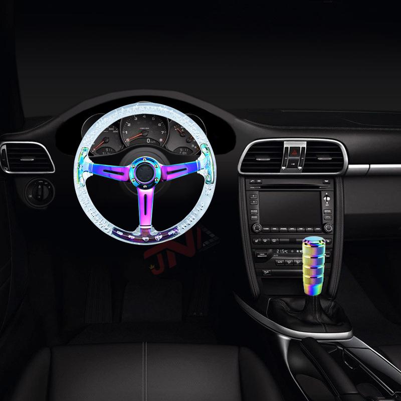 350mm Refitting Racing Sports Steering Wheel Universal Transparent Acrylic Steering Wheel