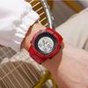Reloj electrónico deportivo multifuncional luminoso de pantalla grande para exteriores reloj electrónico de moda para estudiantes