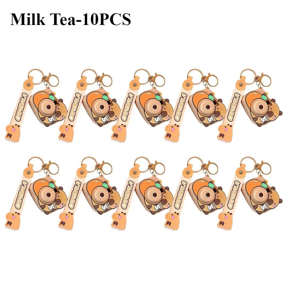 Capybara Projection Keychain Mini Camera Design Cute Animal Key Chain Bag Accessory Creative Gift for Friends Party Favor