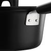 [Officially Imported] Fiskars 20cm Saucepan (with Lid), Induction/Gas Compatible, Non-Stick, "Hard Face" 1052235