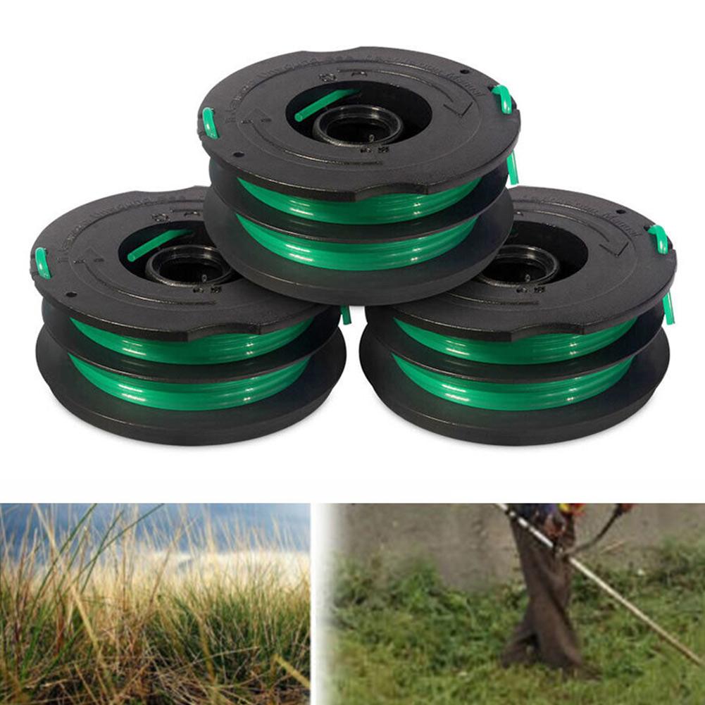 3pcs Replacement Spool for Black & Decker GH1000 GH1100 GH2000 String Trimmer DF-080 RC-080-P 080 Trimmer Line