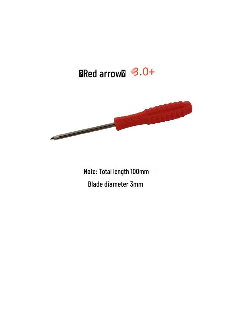 Arrow-Shaped Phillips Slotted Screwdriver Set (3.0/4.0/5.0) for Toy Assembly