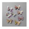 Bling Nail Craft Butterfly Rhinestone DIY Accessories AB Plating Shiny Clear Jewelry Charms Fit Wedding Party Decoration