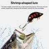 Lure Bait with 3D Simulated Eyes Bright Color Realistic Looking Artificial Lure Bait Swimbait with Treble Hook Fishing Gear