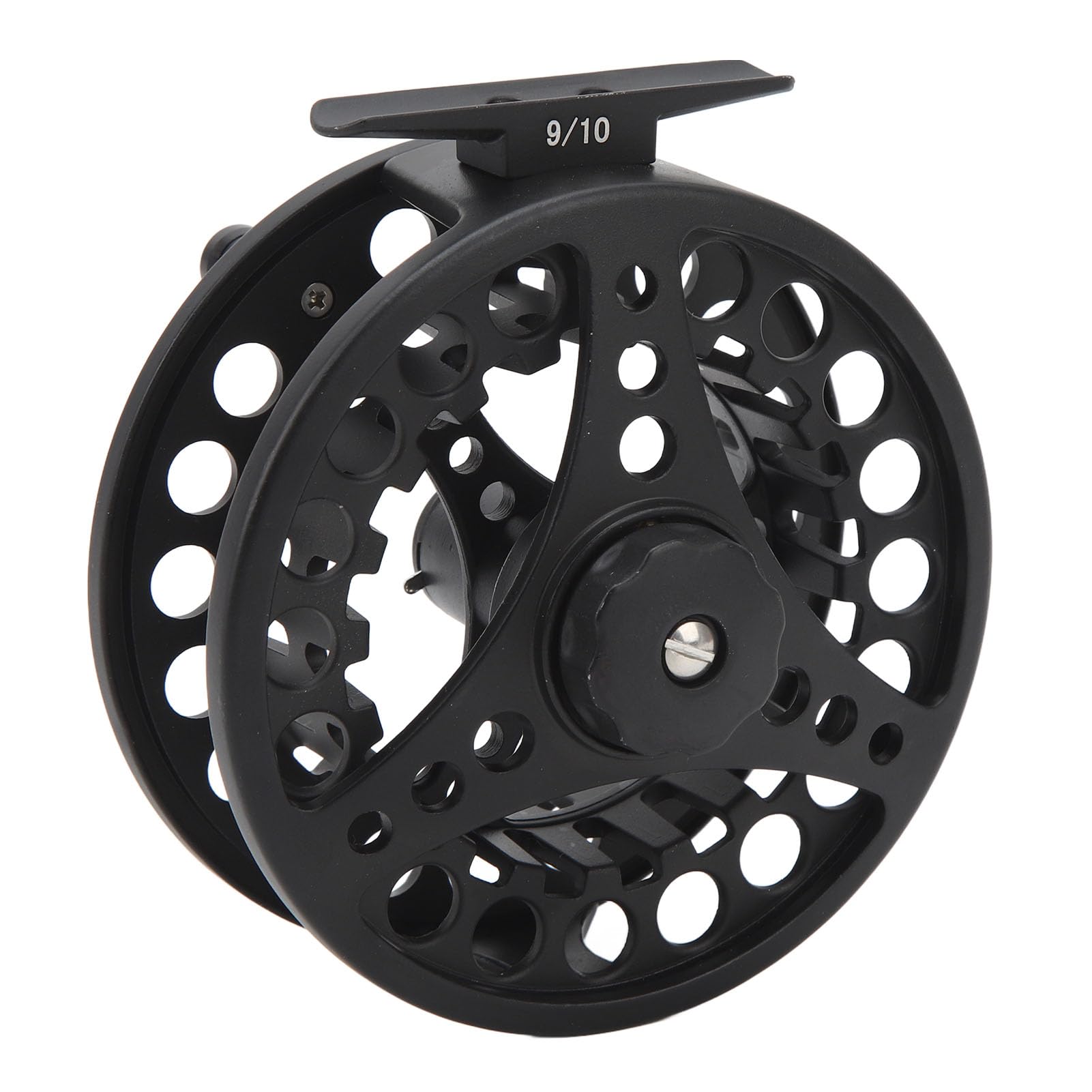 

JGGLD Fly Fishing Large Arbor Ideal for Beginners in Metal Lightweight and 1 Piece Reel, 9/10 Reel, Right-Handed/Left-Handed Conversion, Fishing,