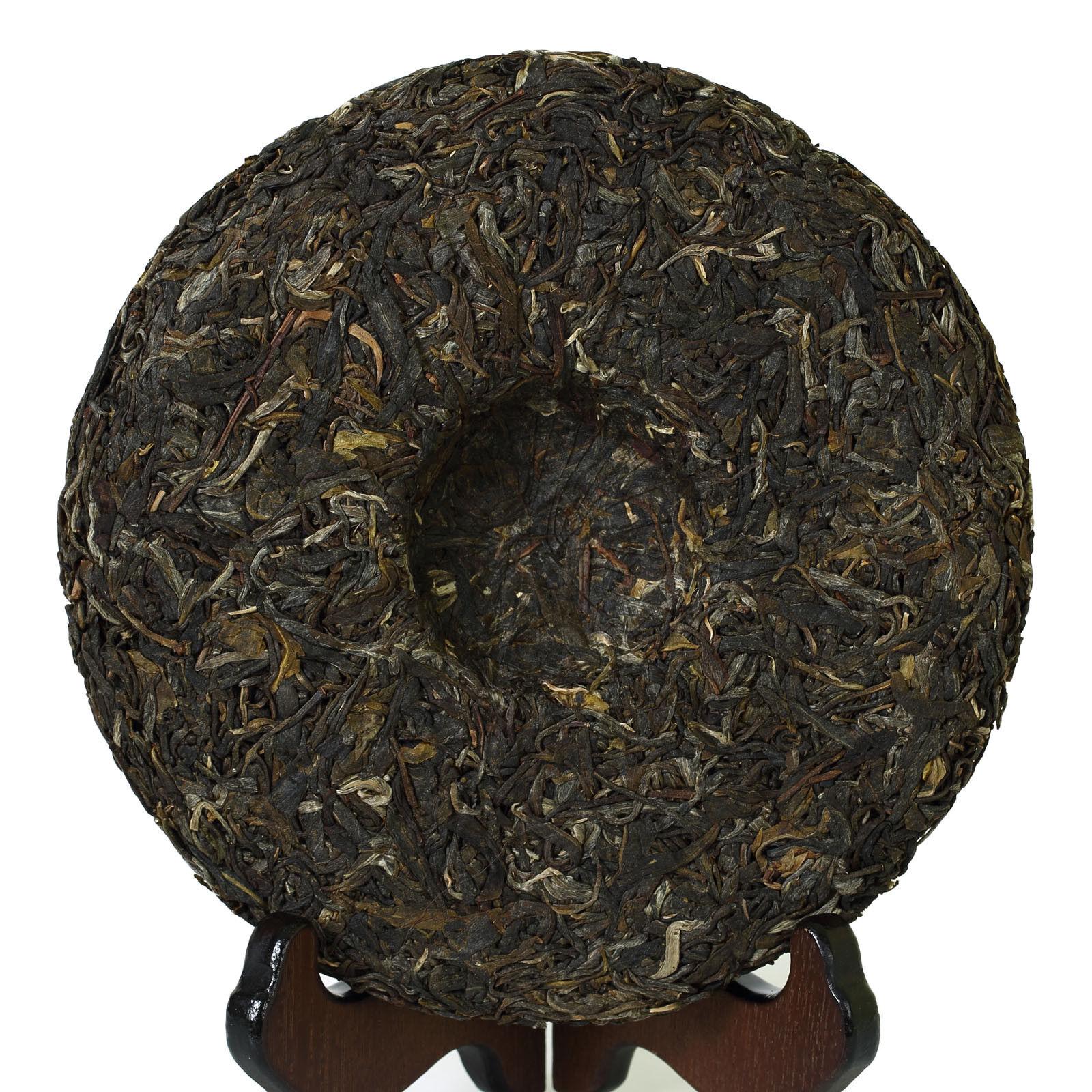 2018 г. 357 г Юньнань Исландия Древнее дерево Весенний чай Пуэр Чай Пуэр Пуэр Сырой пирог — фото 4